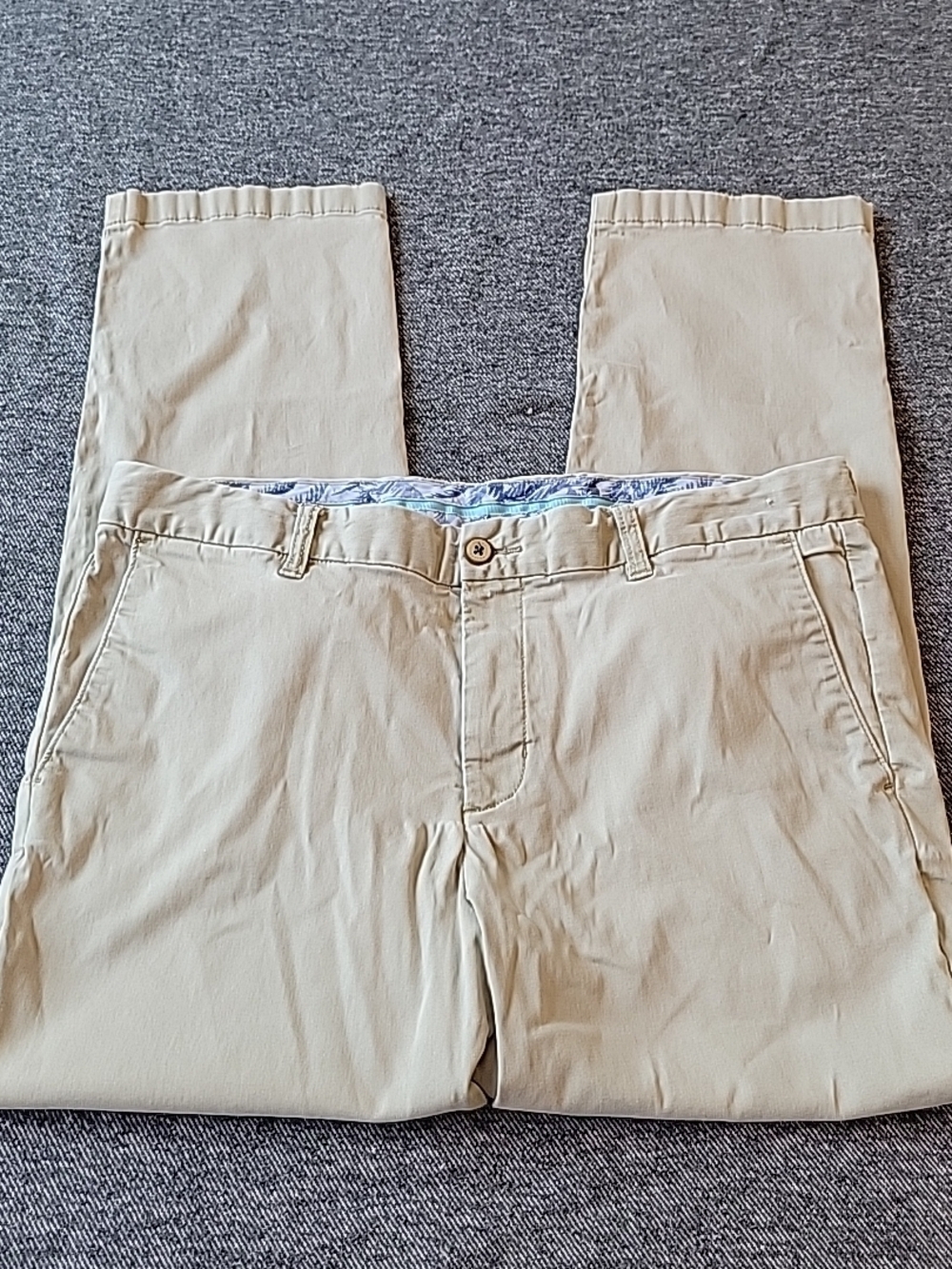 Tommy Bahama Boracay Pants Men's 36x30 Beige Khaki Straight Leg Island Chino